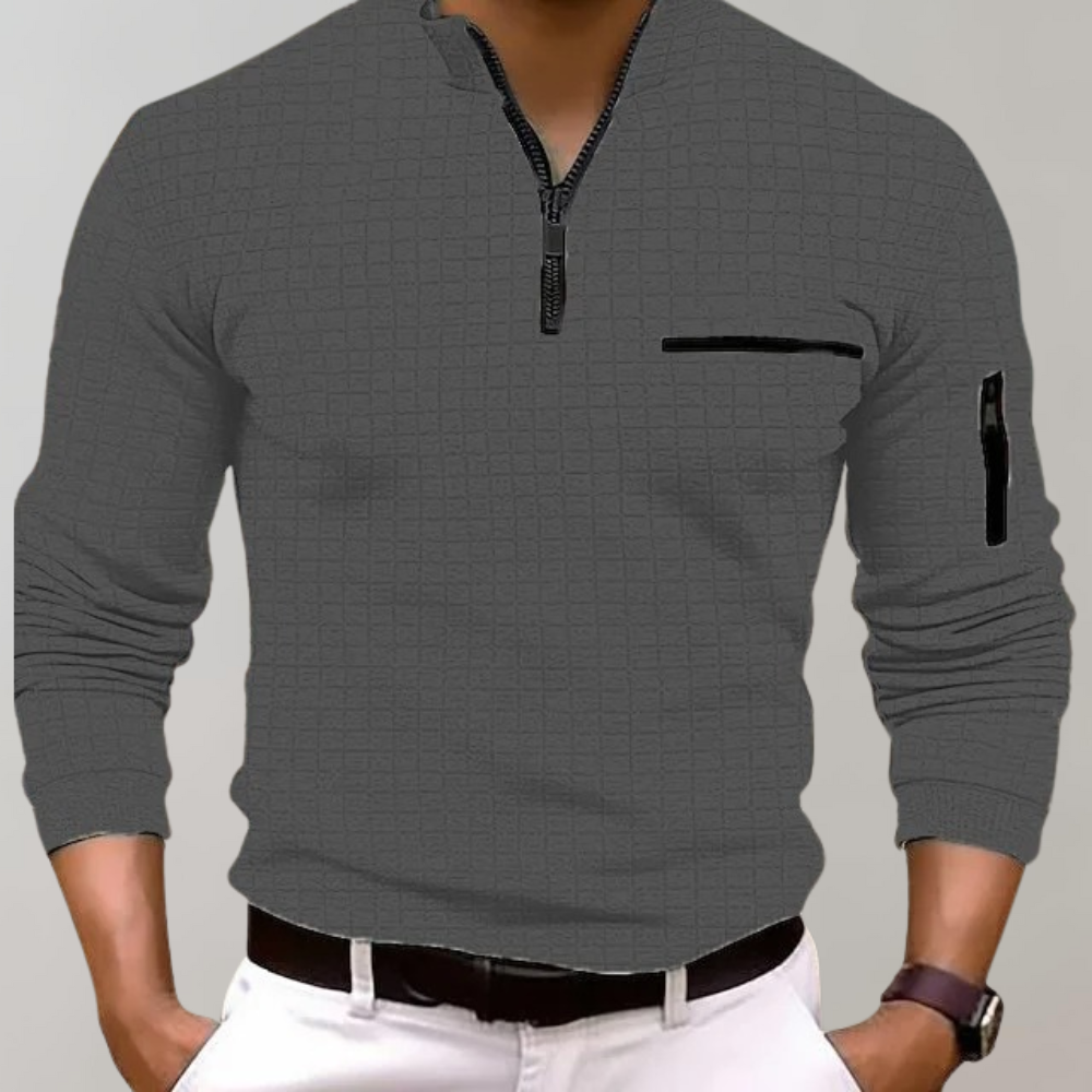 Luvo | Sweat zippé pour homme à manches longues