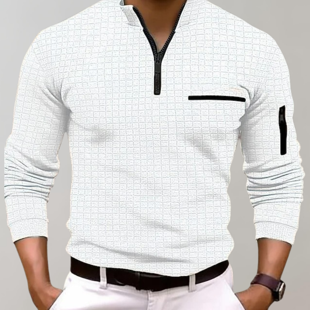 Luvo | Sweat zippé pour homme à manches longues