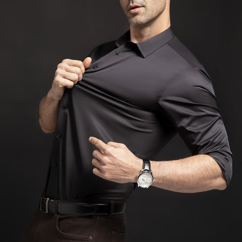 Luvo | Chemise Homme Élégante Extensible et Sans