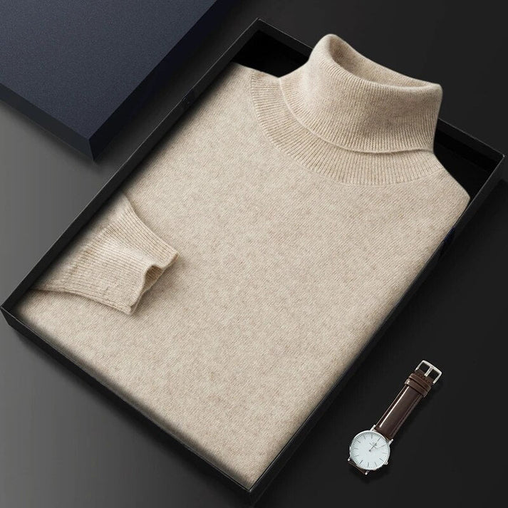 Luvo | Pull à col roulé pour homme – Manches longues