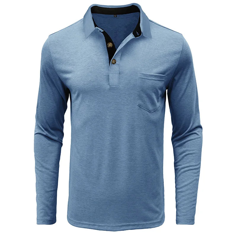 Luvo | Chemise Classique pour Homme à Manches Longues