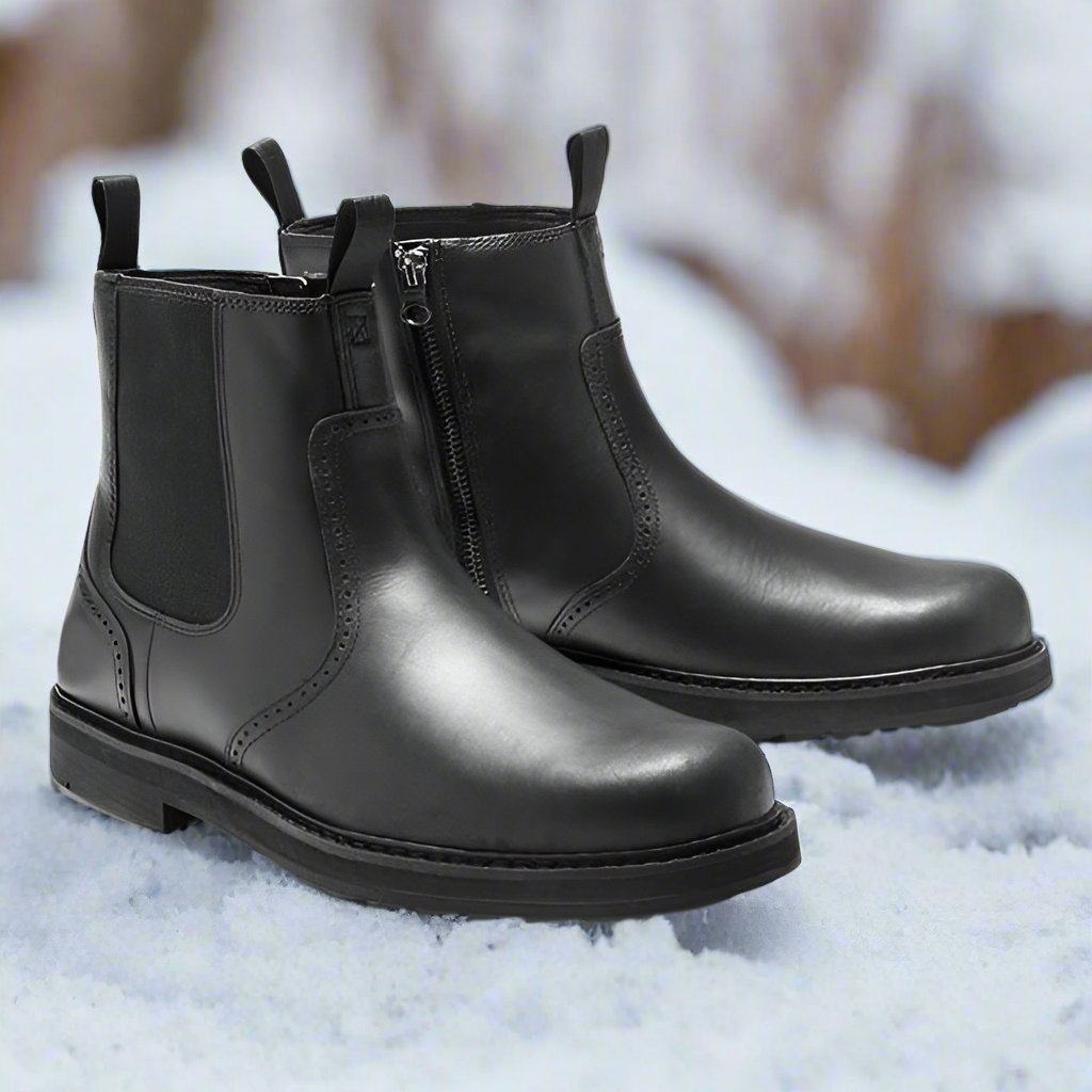 Luvo | Bottines Chelsea pour Homme – Semelle en Caoutchouc