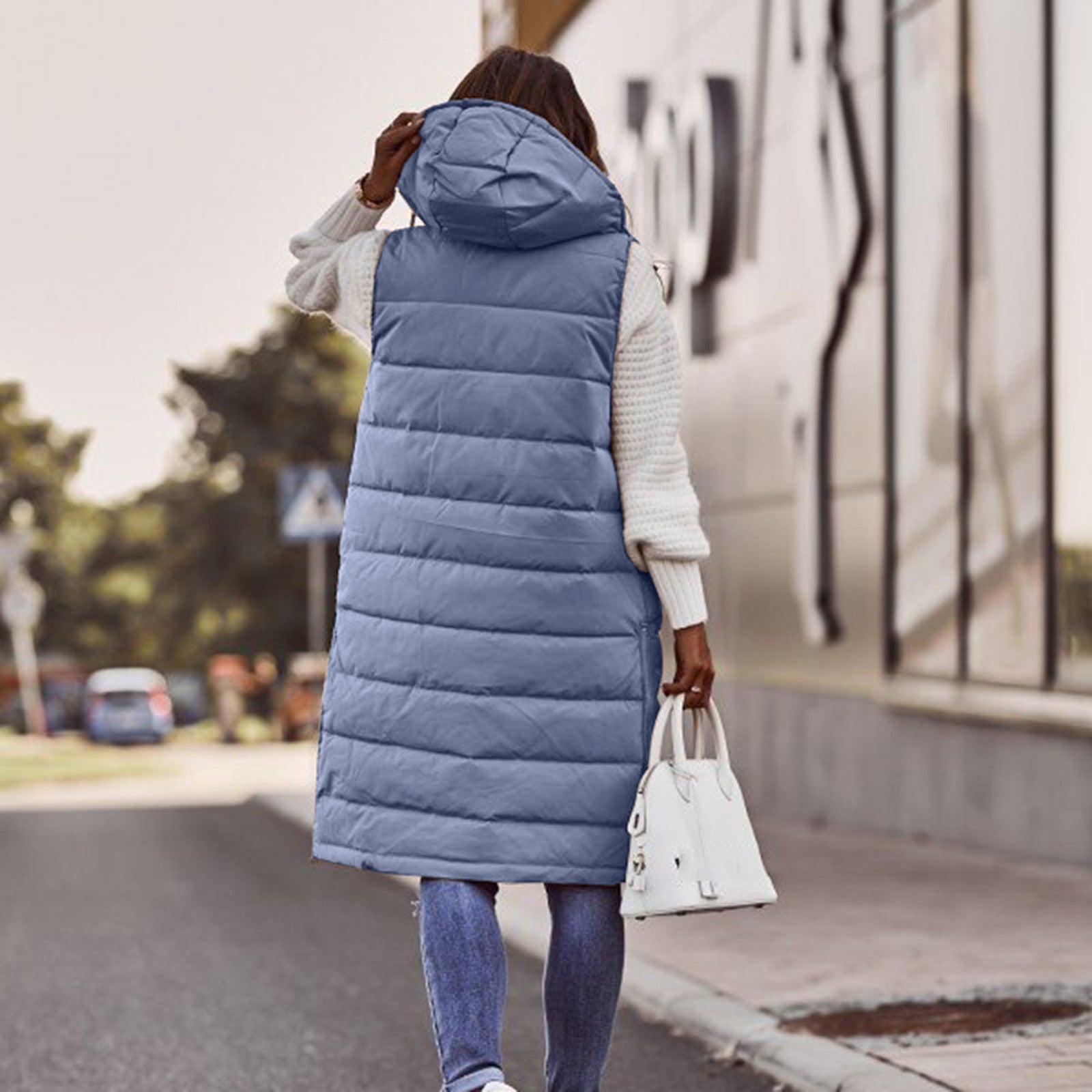 Luvo | Gilet Long et Chaud pour l’Hiver – Femme