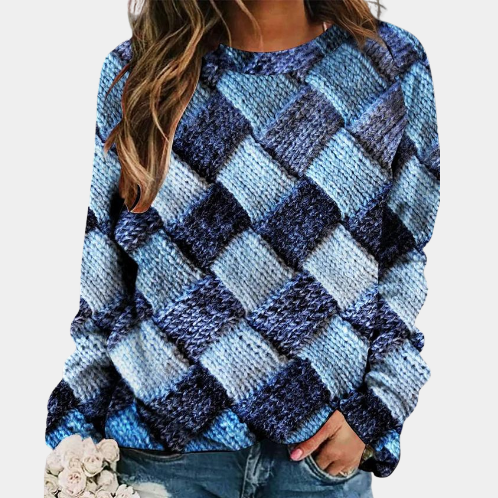 Luvo | Pull en Maille Coloré pour Femme – Style Décontracté