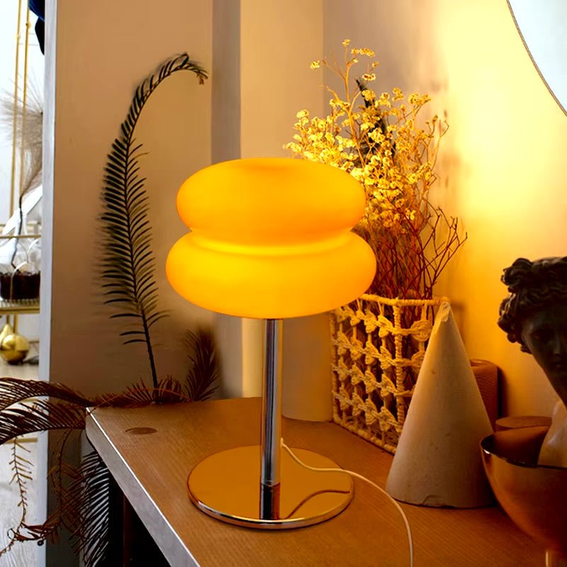 Luvo | Glass Table Lamp with Cloud-Shaped Lampshade, Dimmable