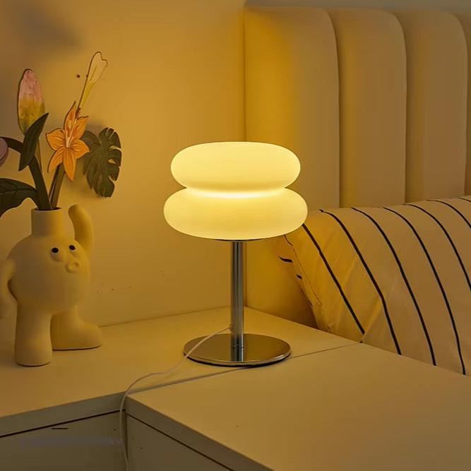 Luvo | Glass Table Lamp with Cloud-Shaped Lampshade, Dimmable