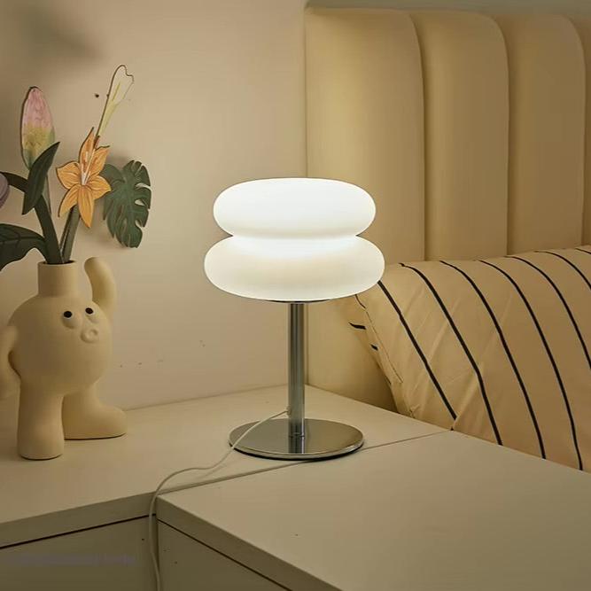 Luvo | Glass Table Lamp with Cloud-Shaped Lampshade, Dimmable