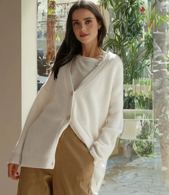 Luvo | Long Cardigan pour Femme – Modèle Ouvert