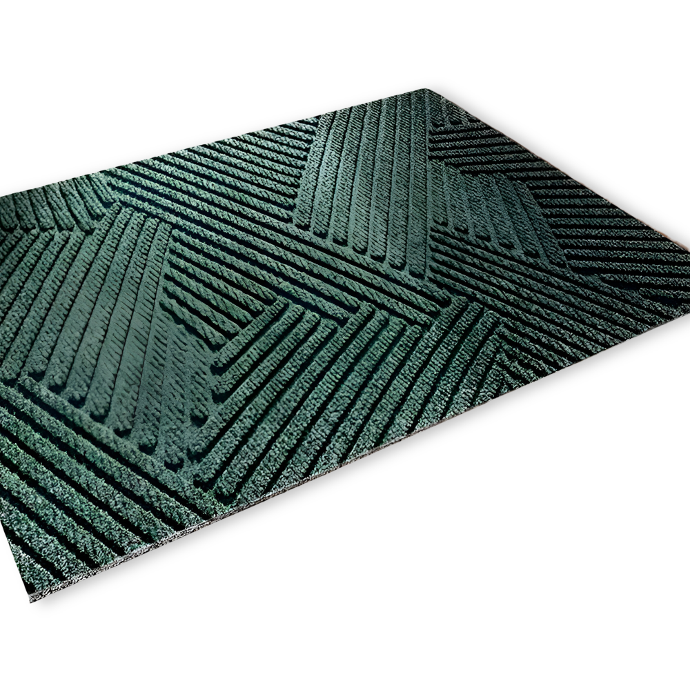 Luvo | Rectangular Non-Slip Doormat with Geometric Pattern