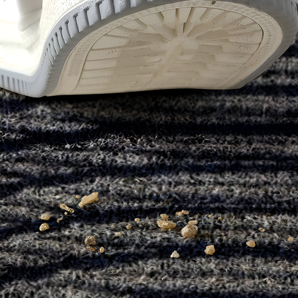 Luvo | Rectangular Non-Slip Doormat with Geometric Pattern