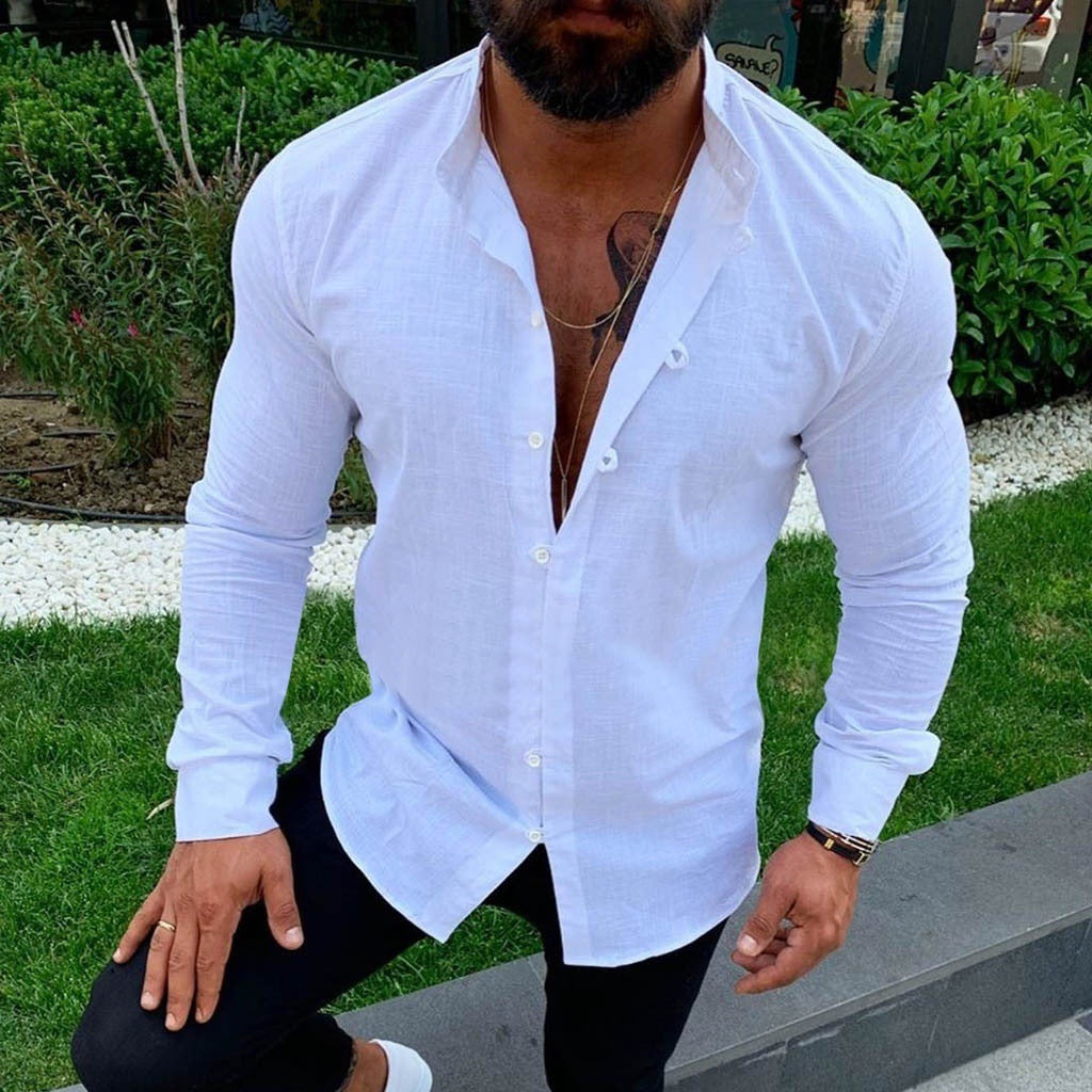 Luvo | Chemise en Lin pour Homme – Légère, Respirante et Élégante