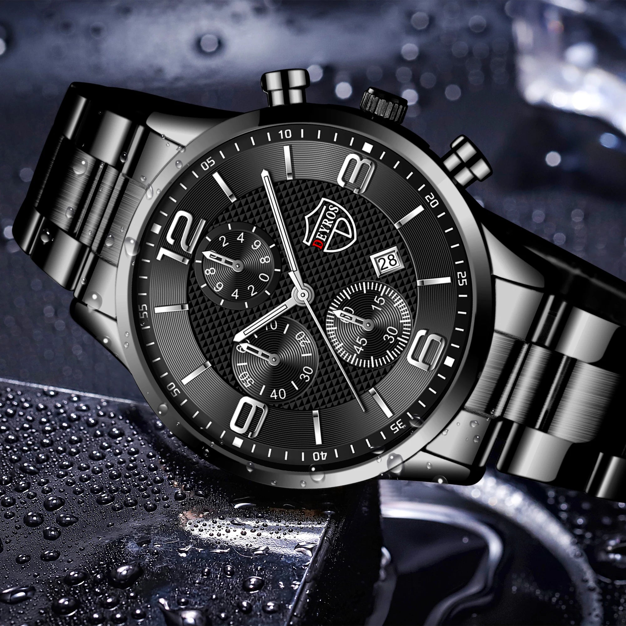 Luvo | Montre Homme de Luxe en Acier – Chronographe