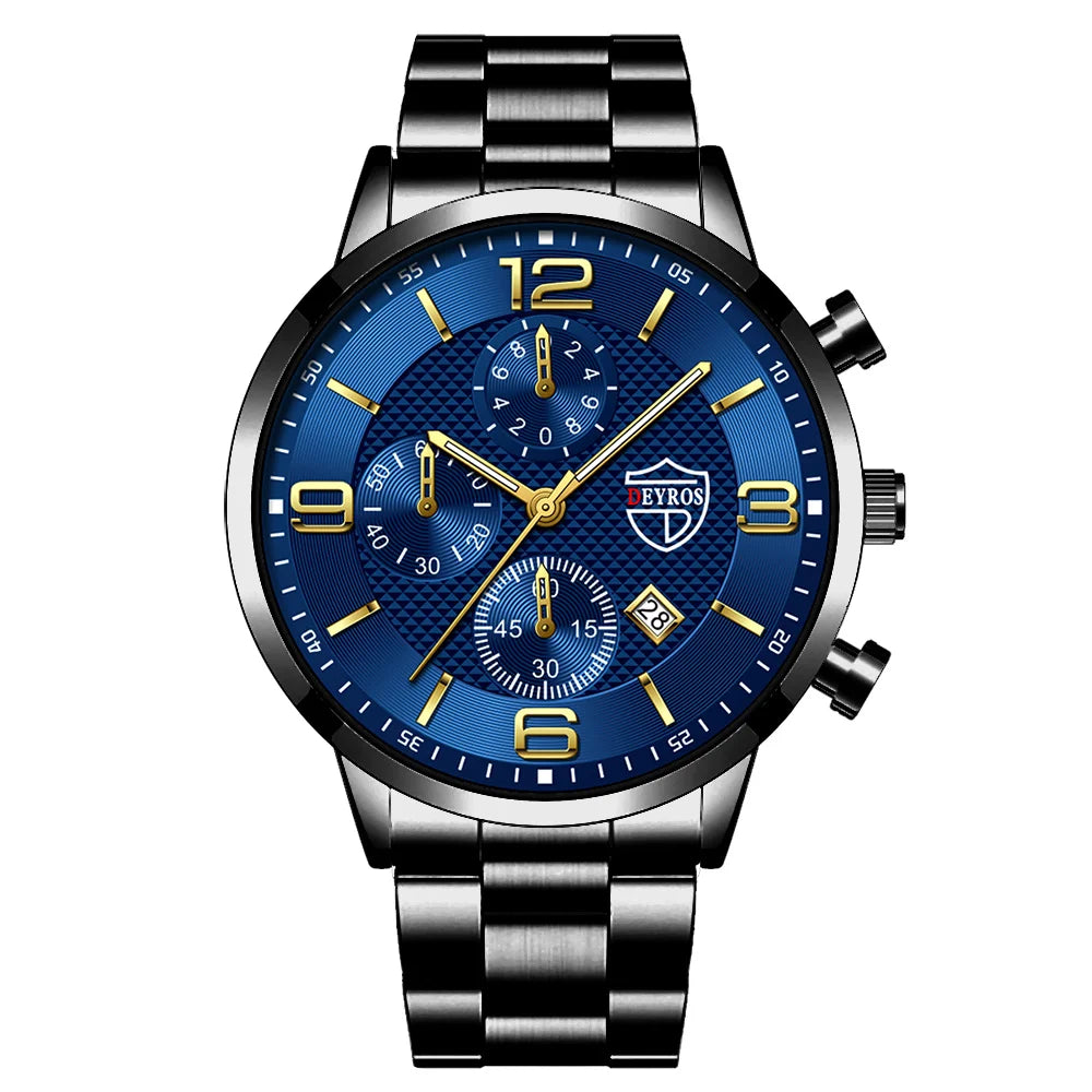 Luvo | Montre Homme de Luxe en Acier – Chronographe