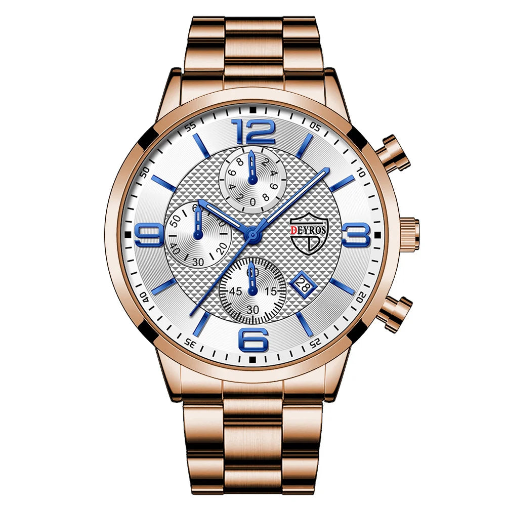 Luvo | Montre Homme de Luxe en Acier – Chronographe