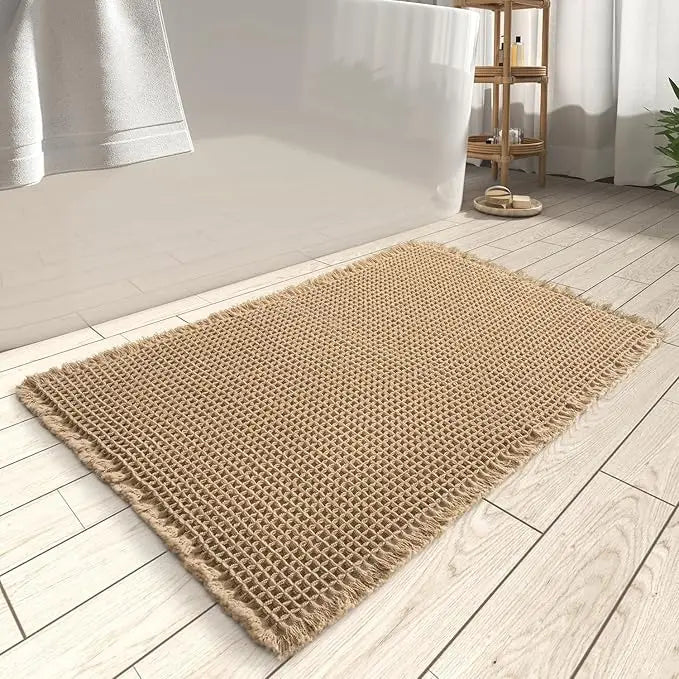 Luvo | Tapis de Bain pour Salle de Bain – Tissé et Absorbant
