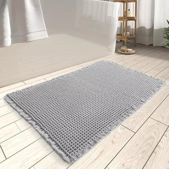 Luvo | Tapis de Bain pour Salle de Bain – Tissé et Absorbant