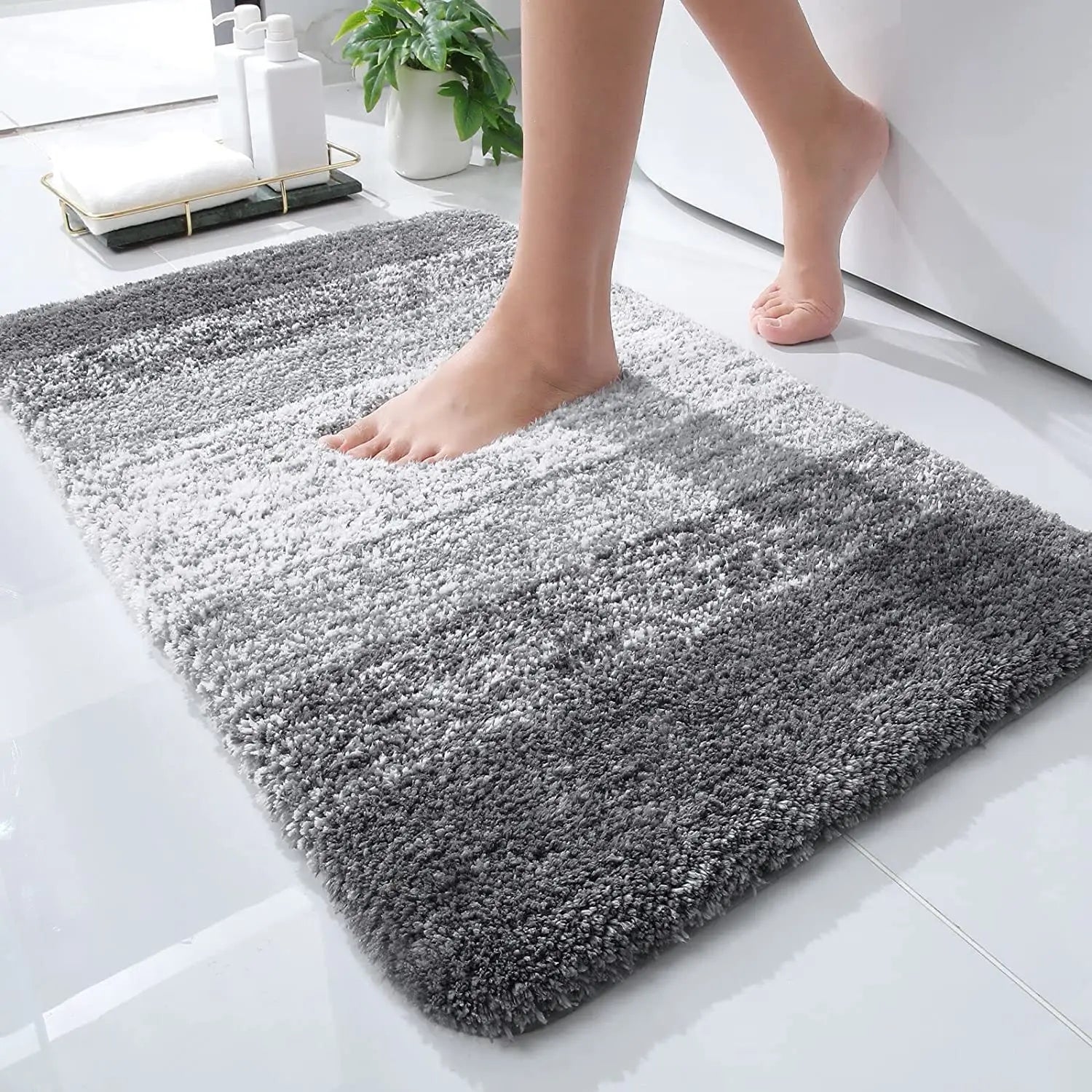 Luvo | Tapis de Bain pour Salle de Bain – Conception Absorbante