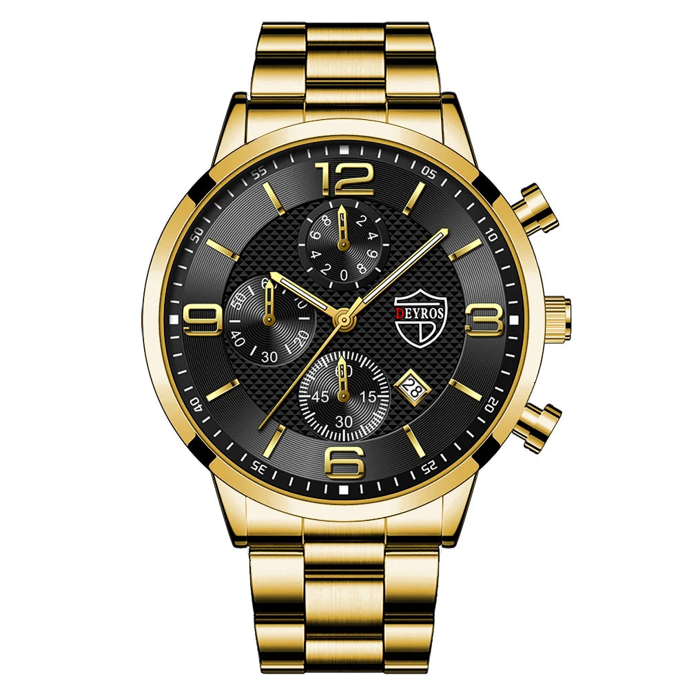 Luvo | Montre Homme de Luxe en Acier – Chronographe