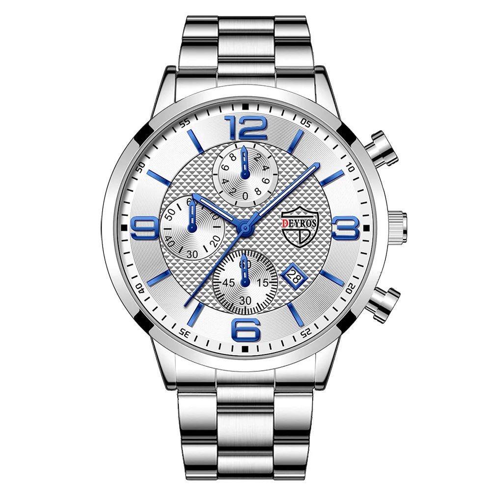 Luvo | Montre Homme de Luxe en Acier – Chronographe