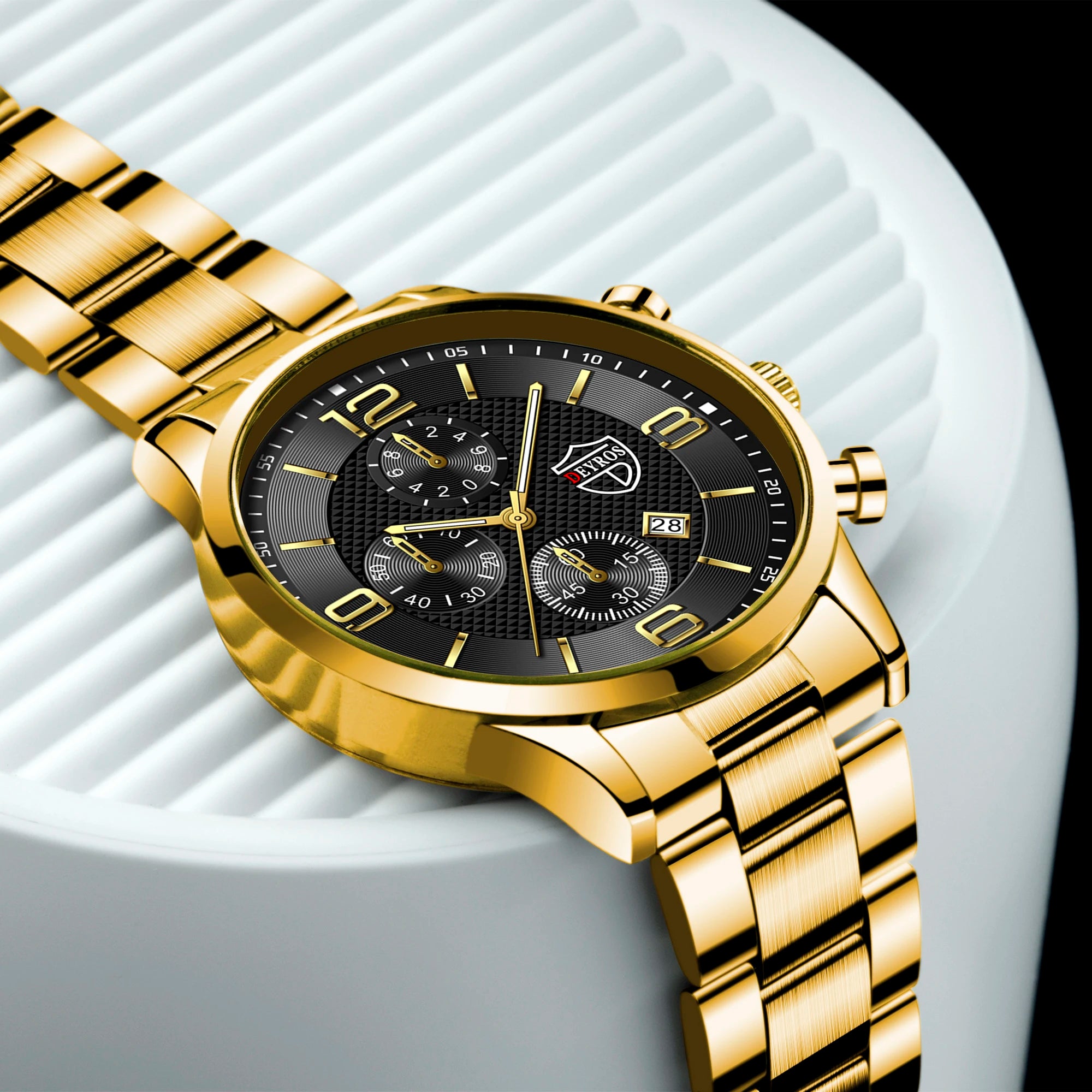 Luvo | Montre Homme de Luxe en Acier – Chronographe