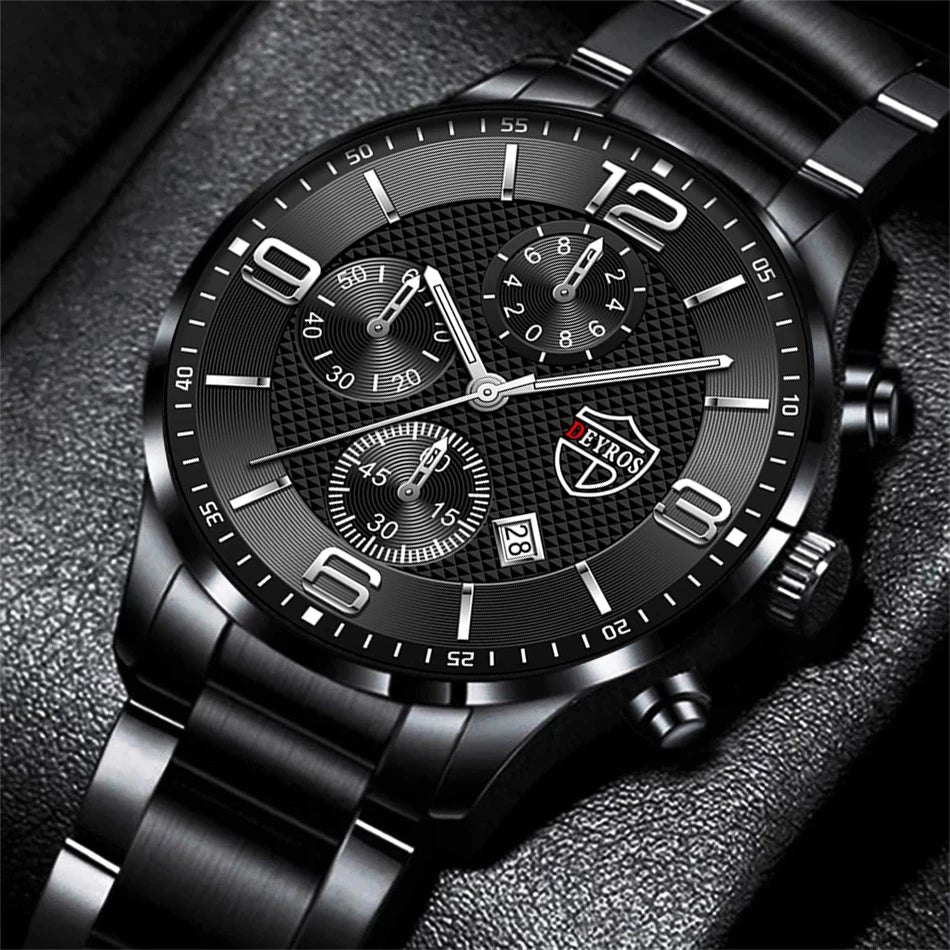Luvo | Montre Homme de Luxe en Acier – Chronographe
