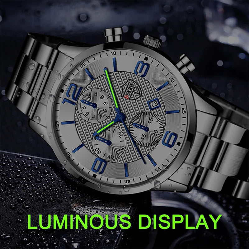Luvo | Montre Homme de Luxe en Acier – Chronographe