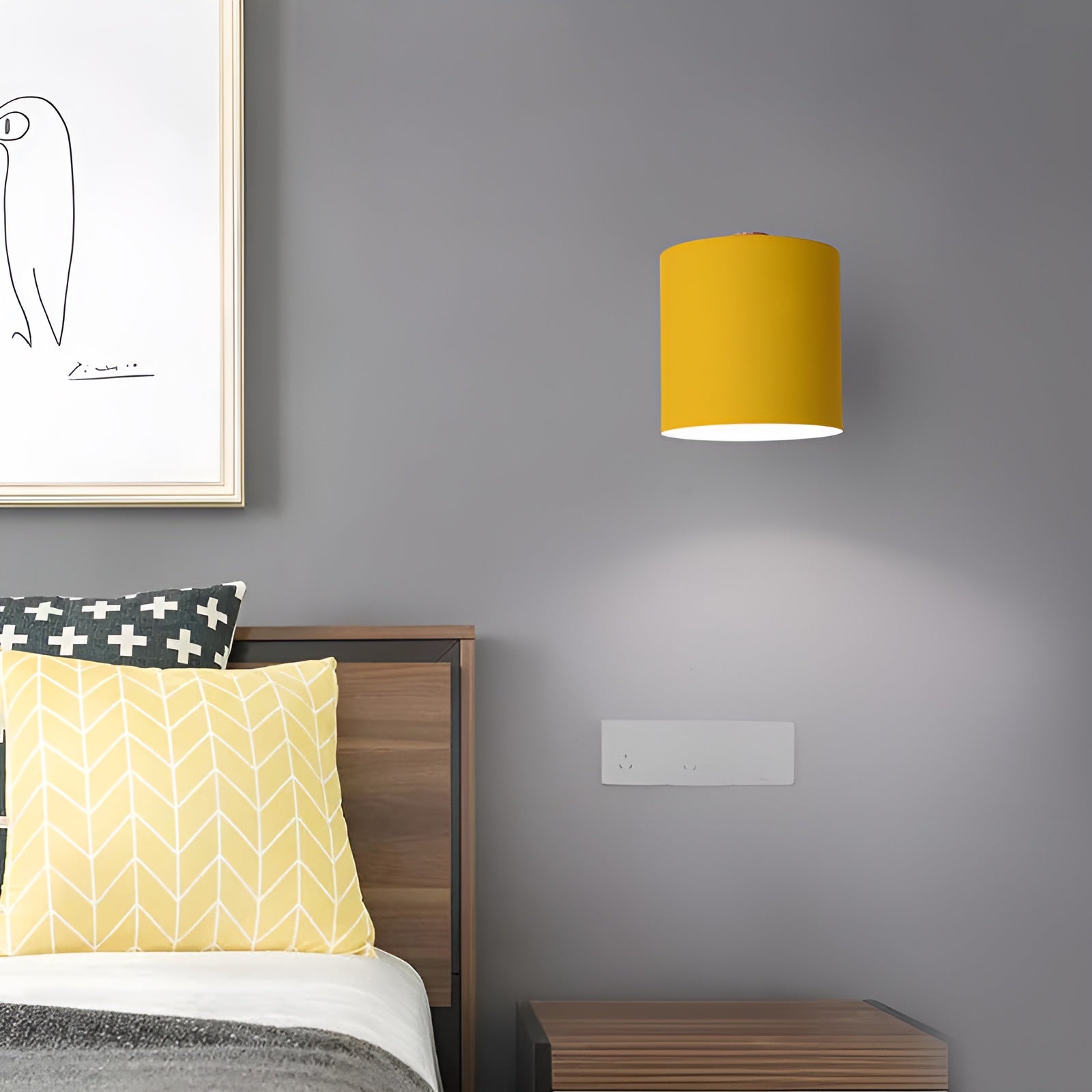 Luvo | Applique Murale LED Macaron – Couleurs Pastel