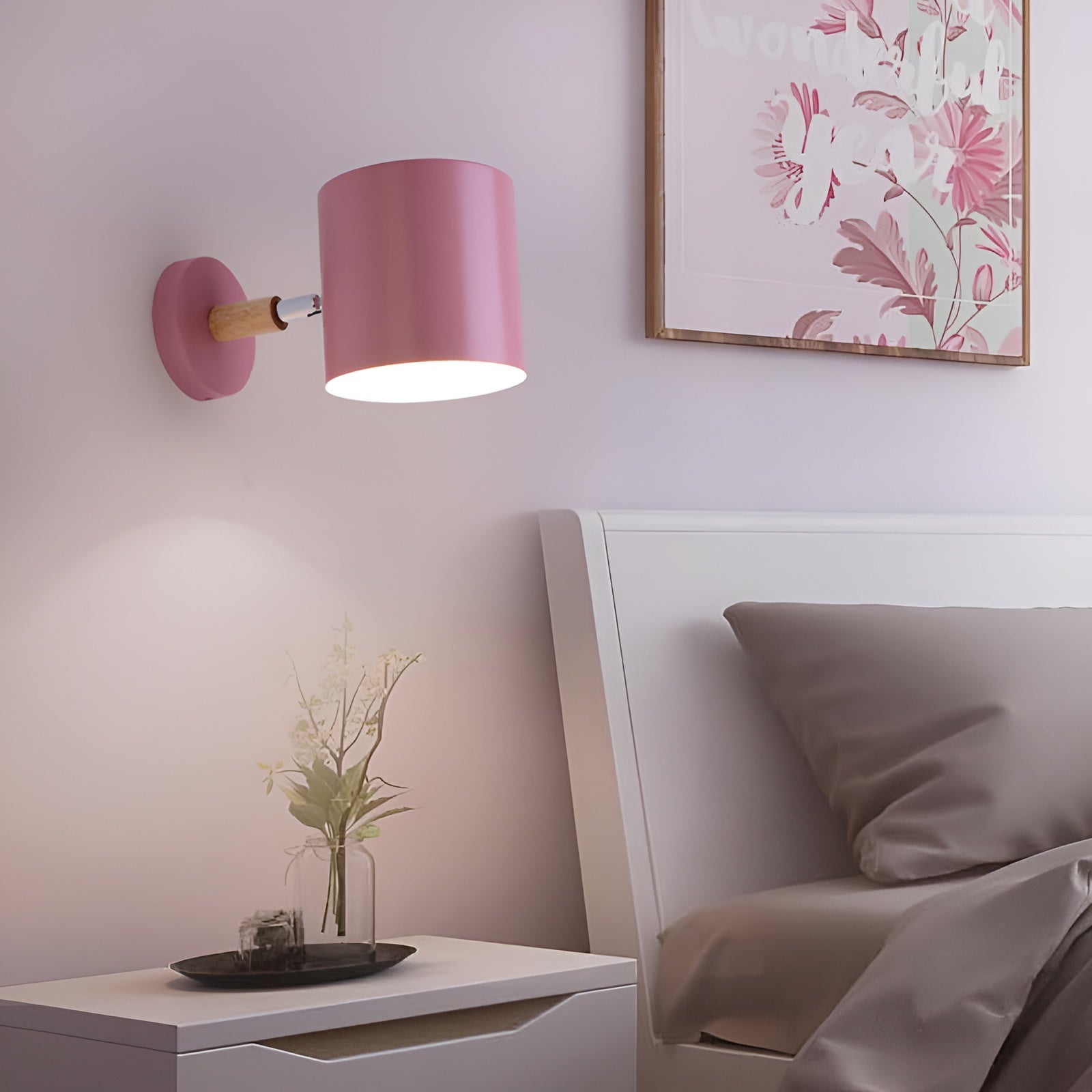 Luvo | Applique Murale LED Macaron – Couleurs Pastel