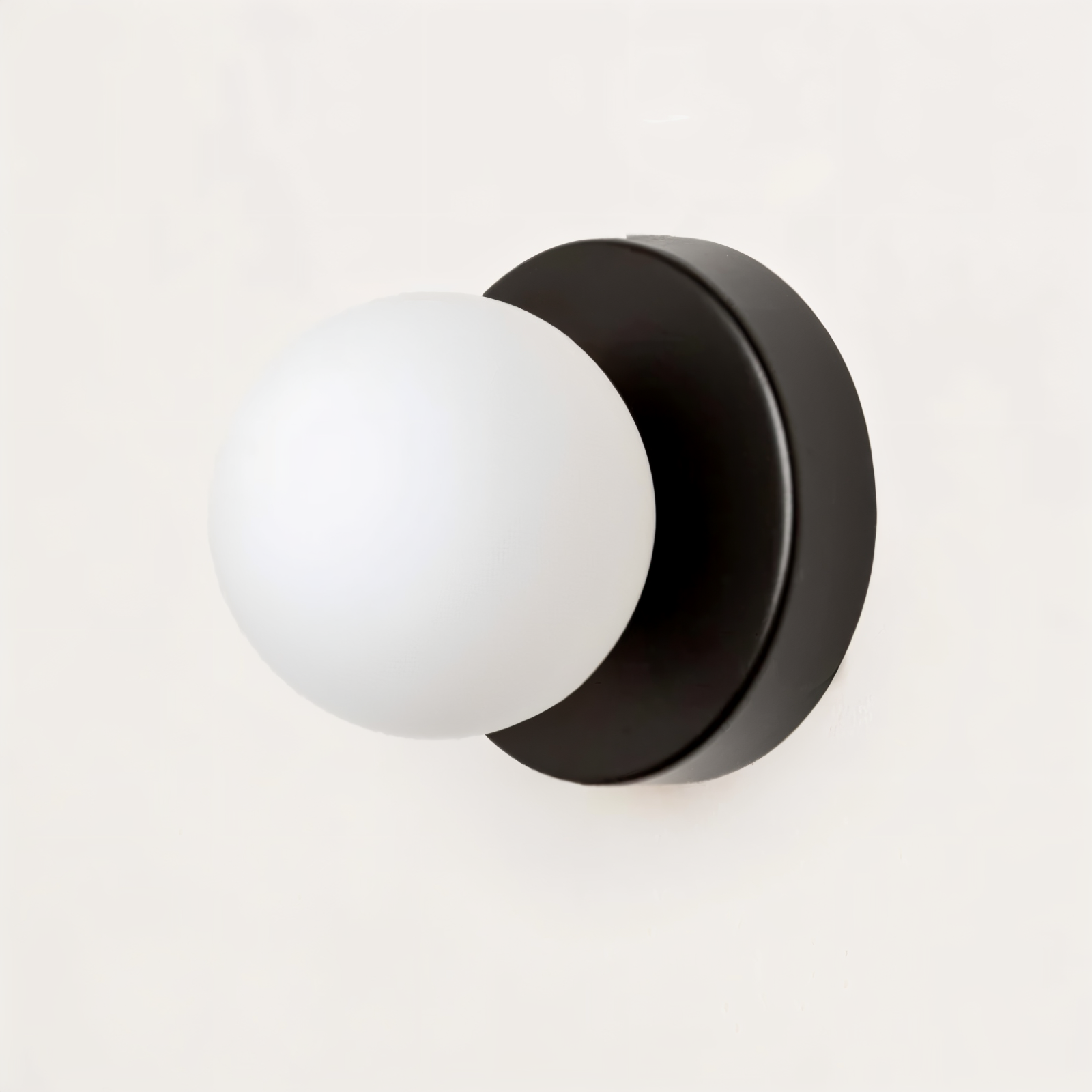 Luvo | Applique Murale à Globe en Verre Blanc – Éclairage LED Intérieur