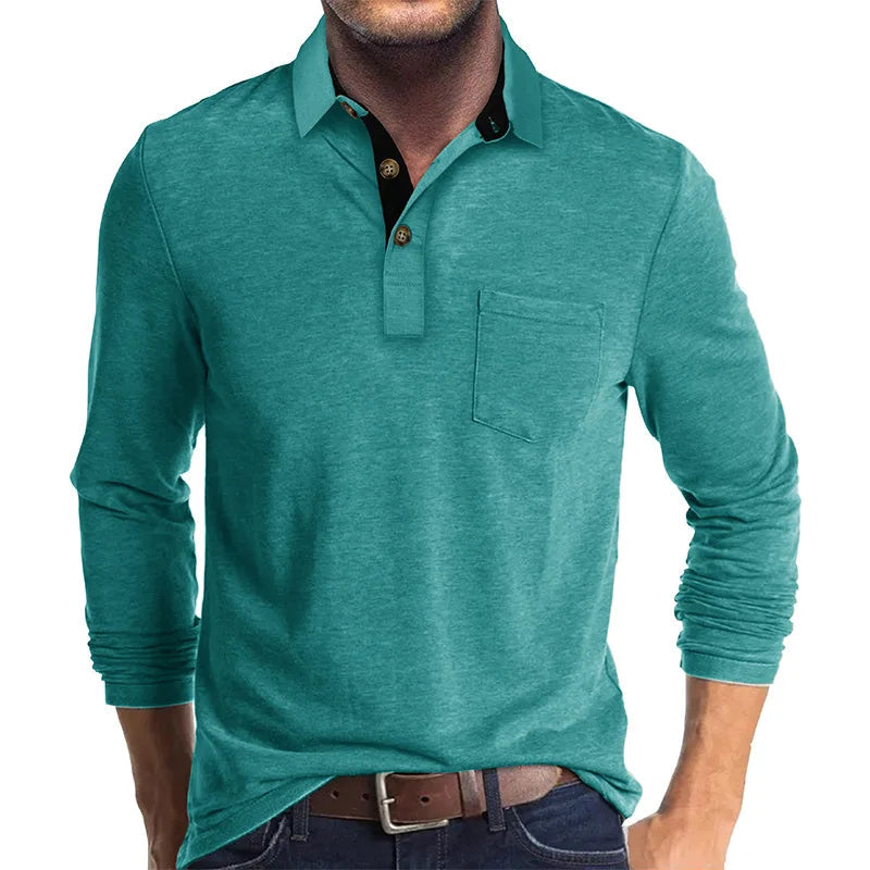 Luvo | Chemise Classique pour Homme à Manches Longues
