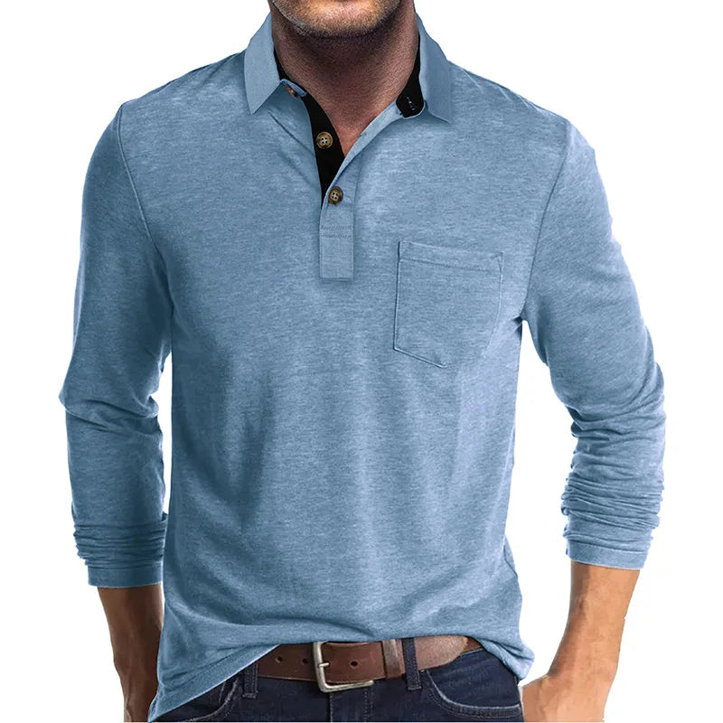 Luvo | Chemise Classique pour Homme à Manches Longues