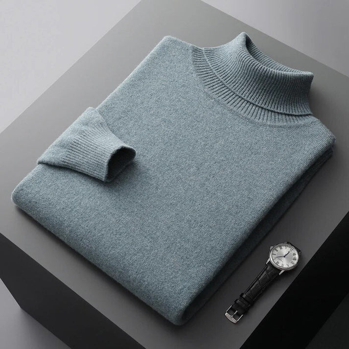 Luvo | Pull à col roulé pour homme – Manches longues