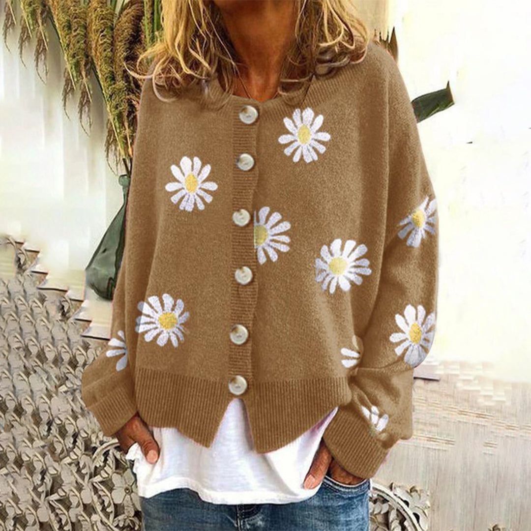 Luvo | Gilet pour femme à imprimé fleuri