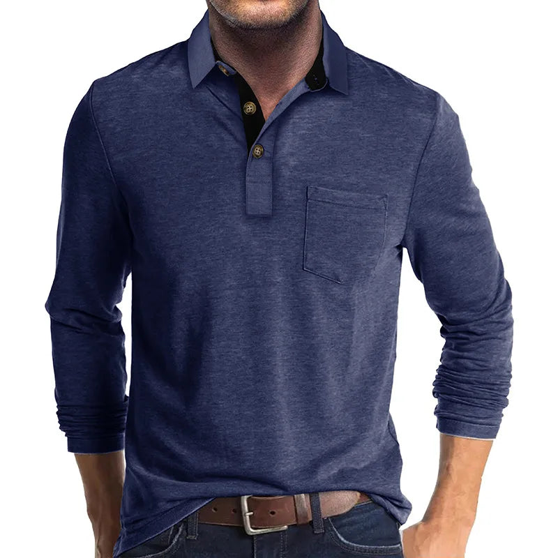 Luvo | Chemise Classique pour Homme à Manches Longues