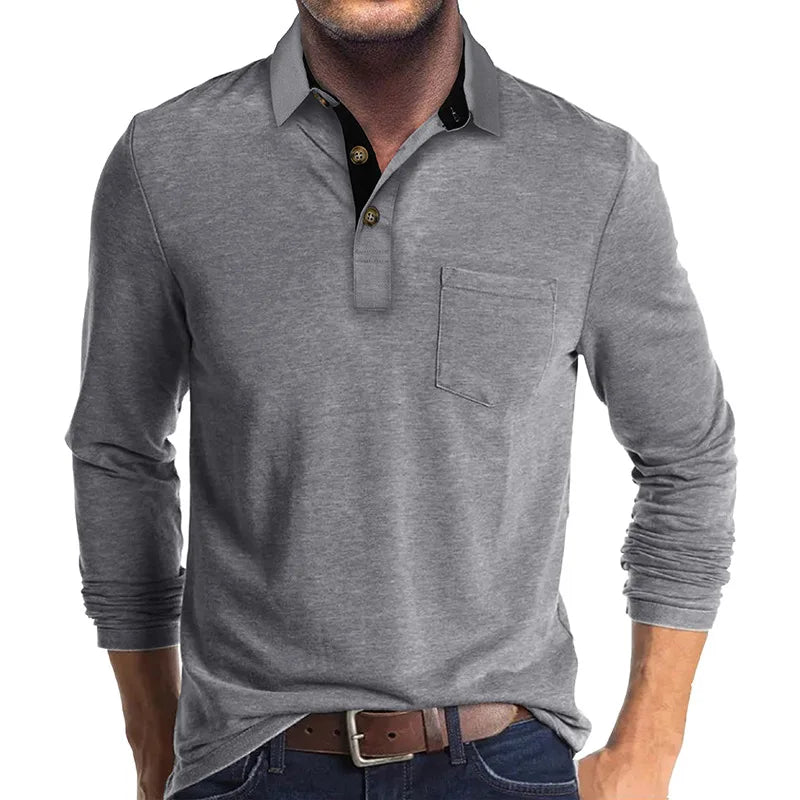 Luvo | Chemise Classique pour Homme à Manches Longues