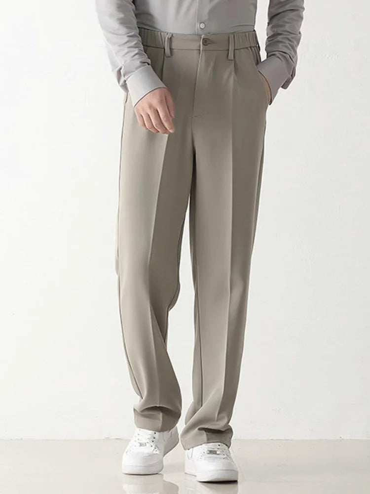 Luvo | Pantalon Habillé Homme Drapé – Coupe Ample et Élégante