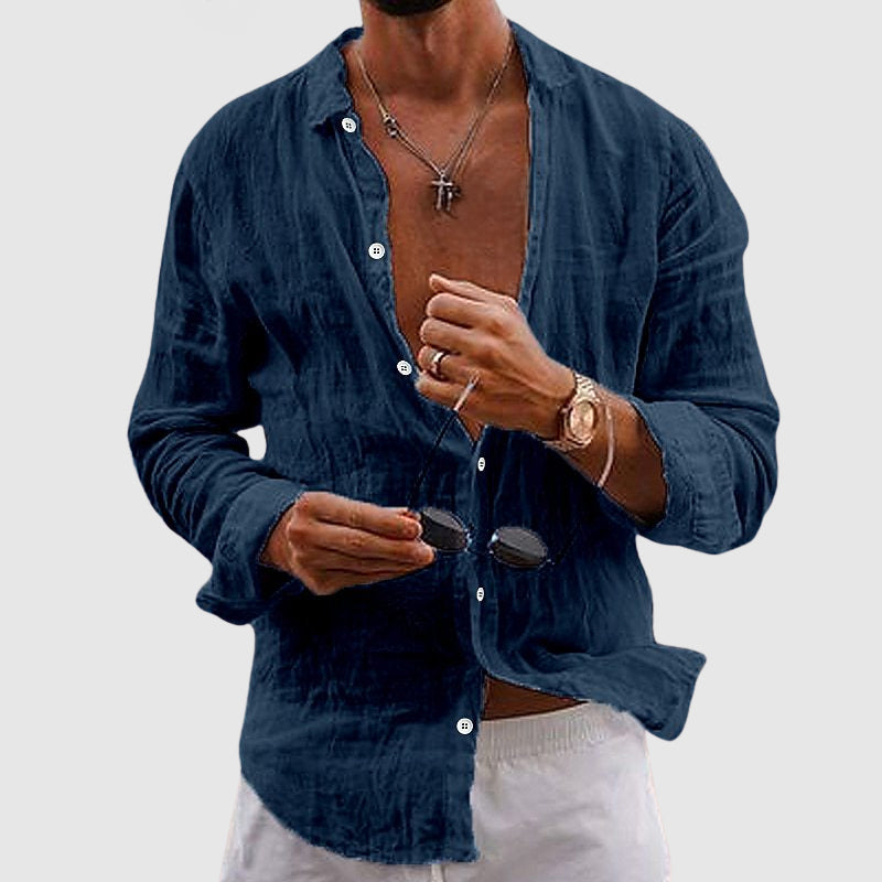 Luvo | Chemise en Lin de Luxe pour Homme – Confort et Élégance
