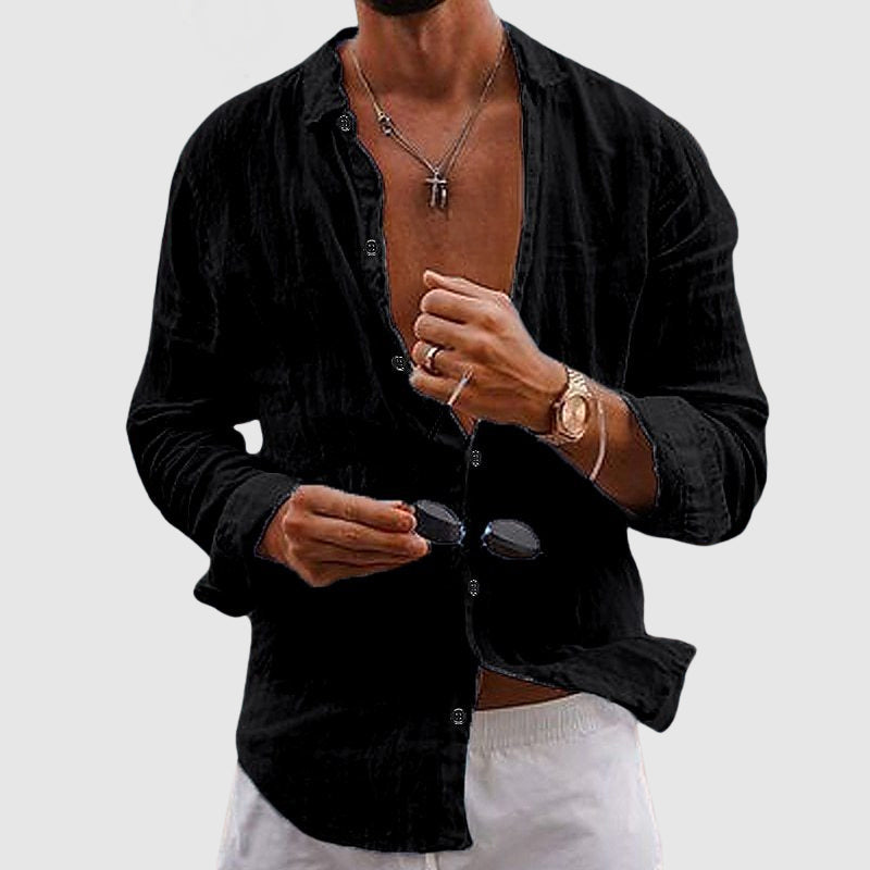 Luvo | Chemise en Lin de Luxe pour Homme – Confort et Élégance