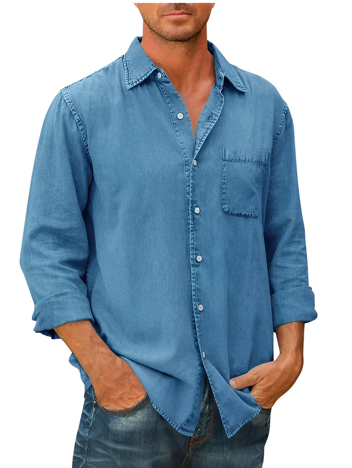 Luvo | Chemise Décontractée pour Homme – Élégante à Boutons avec Coupe Confortable