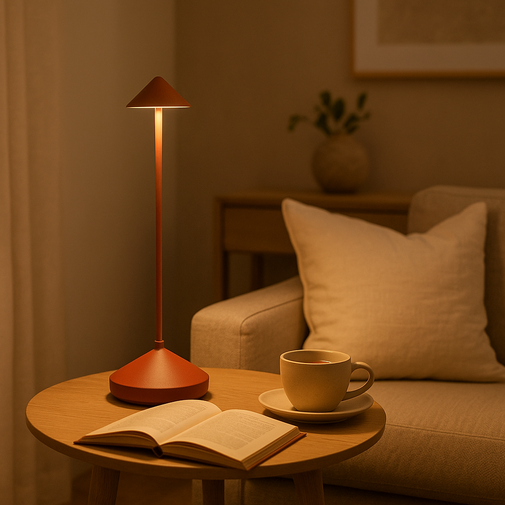 Luvo | Minimalist Rechargeable and Dimmable Table Lamp