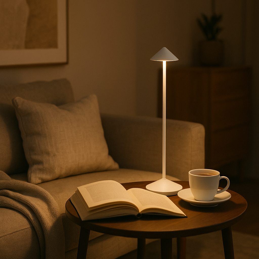 Luvo | Minimalist Rechargeable and Dimmable Table Lamp