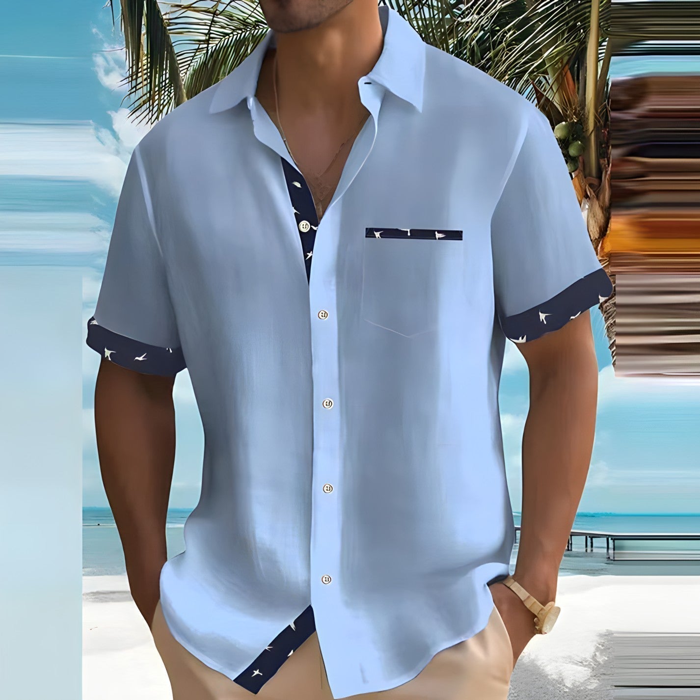 Luvo | Polo manche courte pour hommes - ete