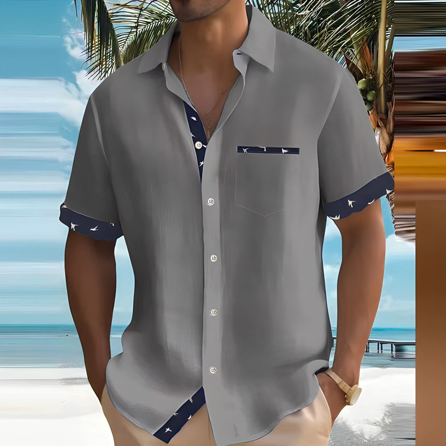 Luvo | Polo manche courte pour hommes - ete