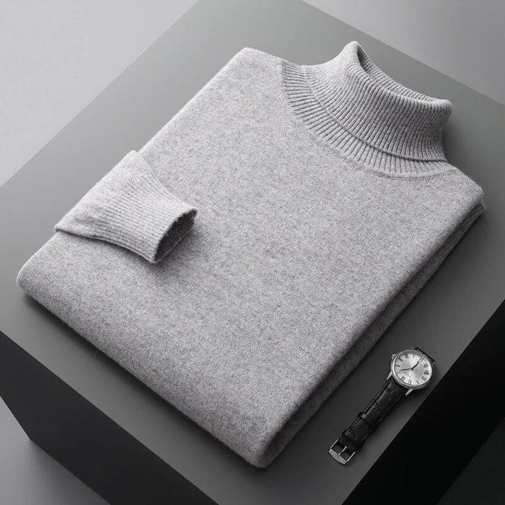 Luvo | Pull à col roulé pour homme – Manches longues