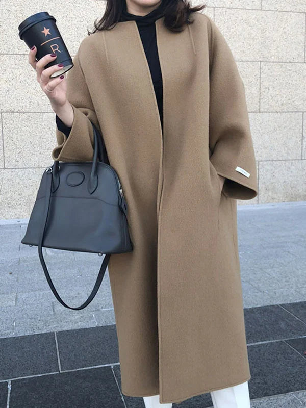 Luvo | Manteau Long en Laine pour Femme - Chaleureux
