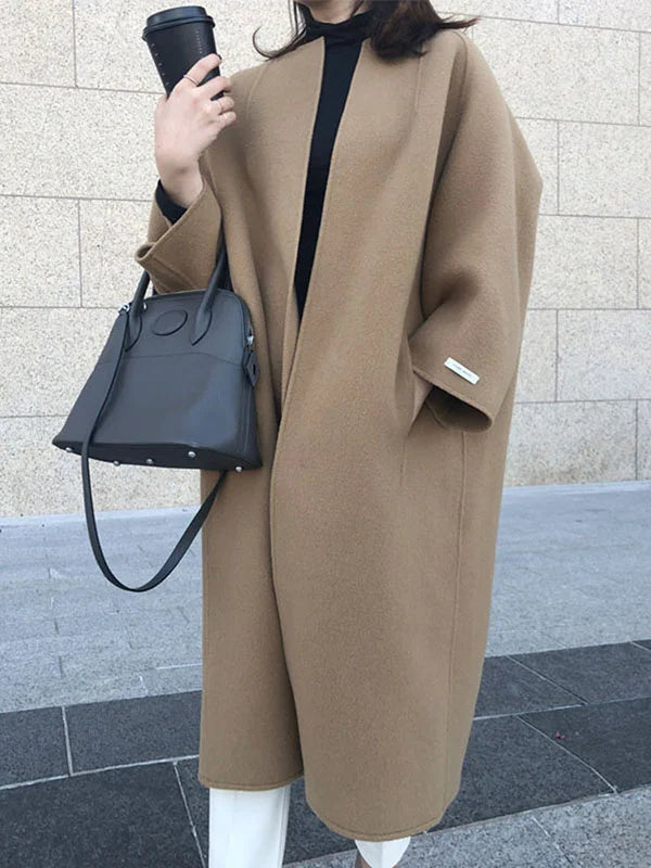 Luvo | Manteau Long en Laine pour Femme - Chaleureux