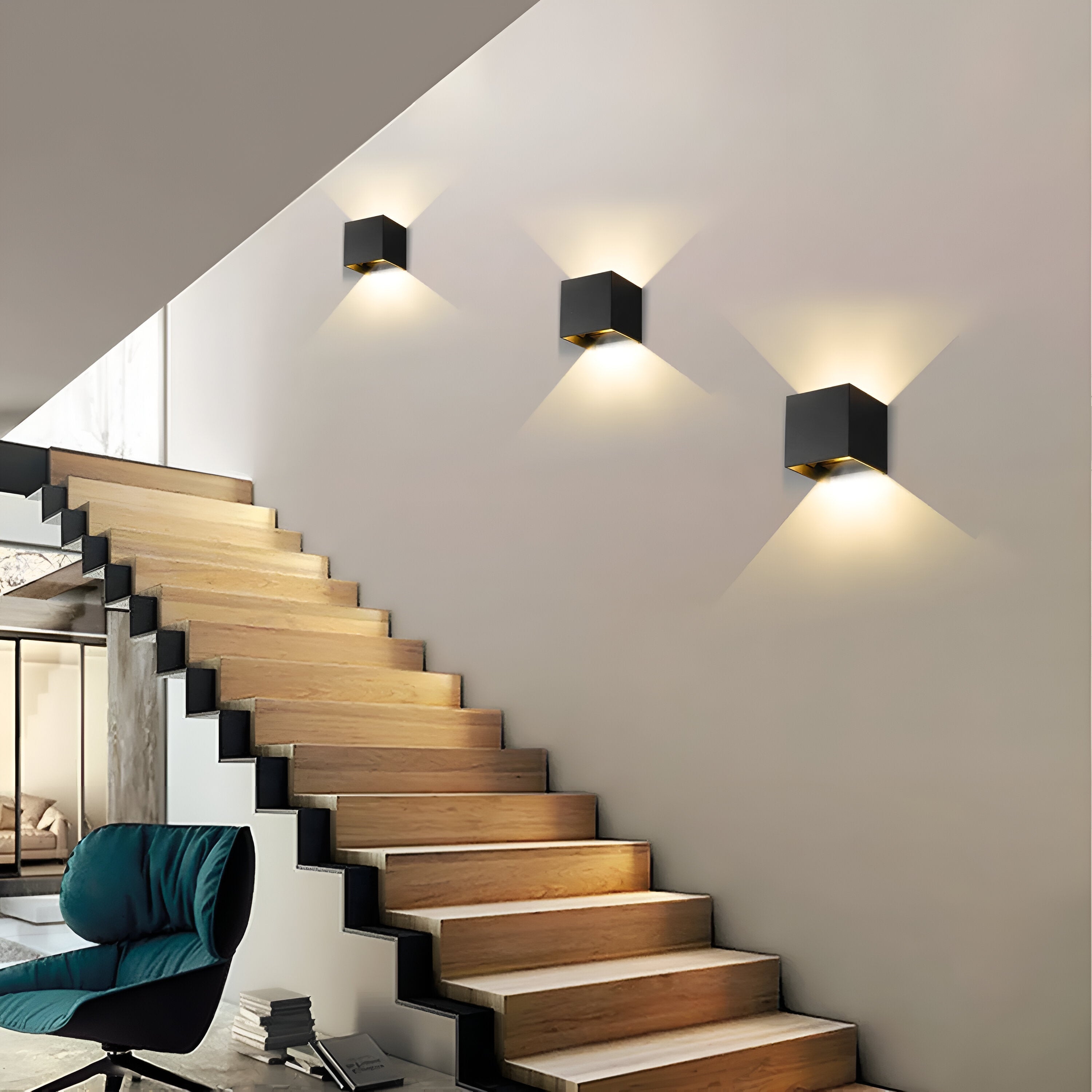 Luvo | Applique Murale LED Moderne – Design Scandinave avec Détecteur de Mouvement