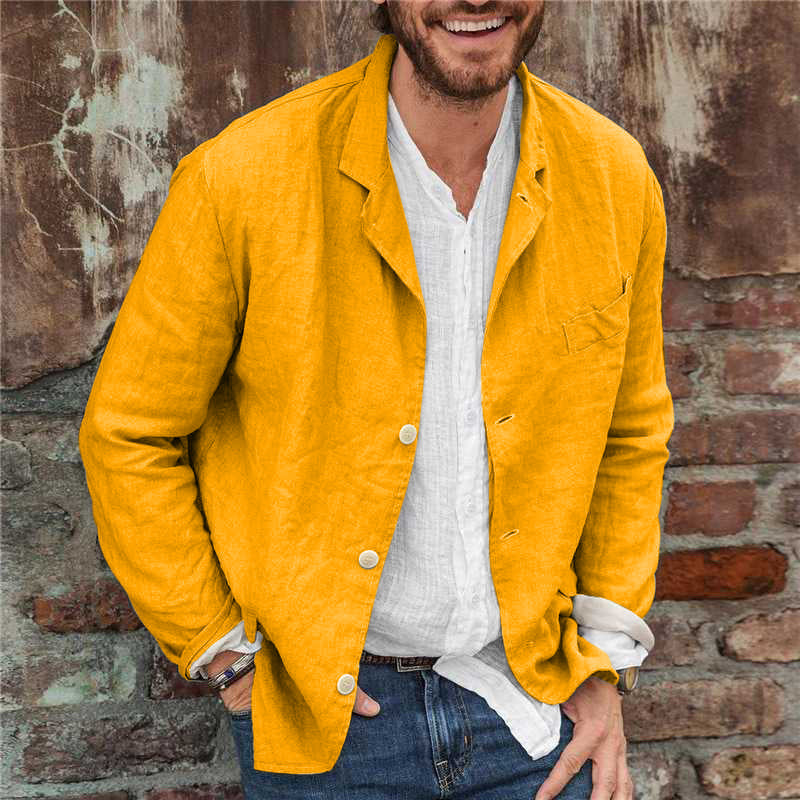 Luvo | Lightweight Linen Jacket – Casual Chic Style for Men