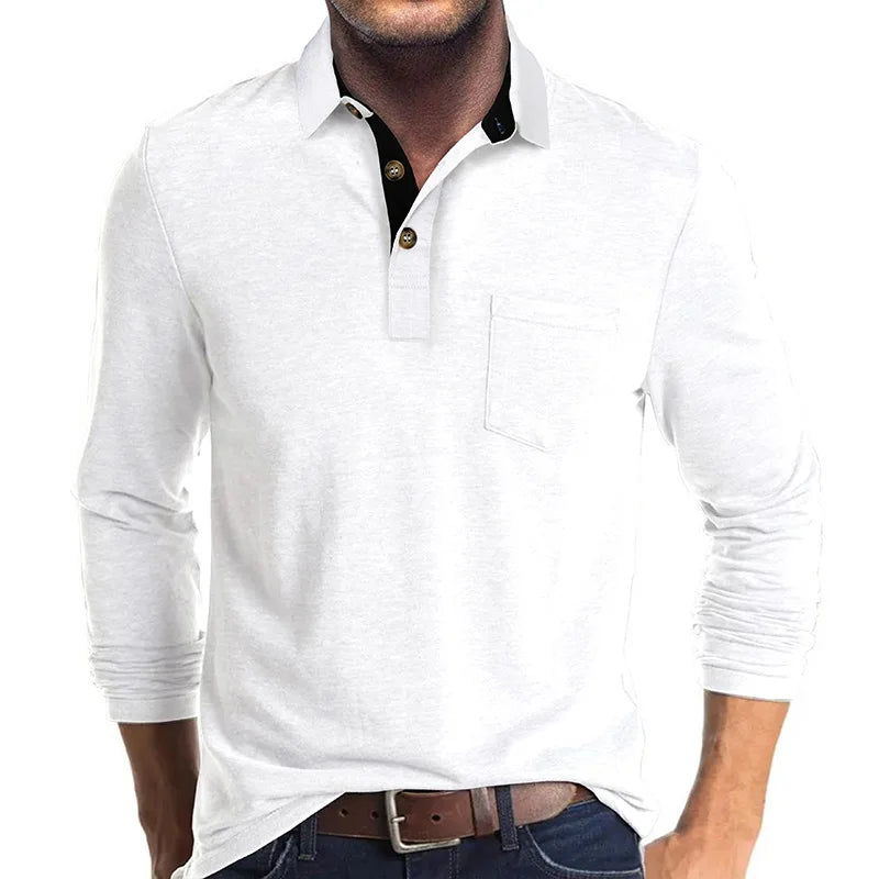 Luvo | Chemise Classique pour Homme à Manches Longues