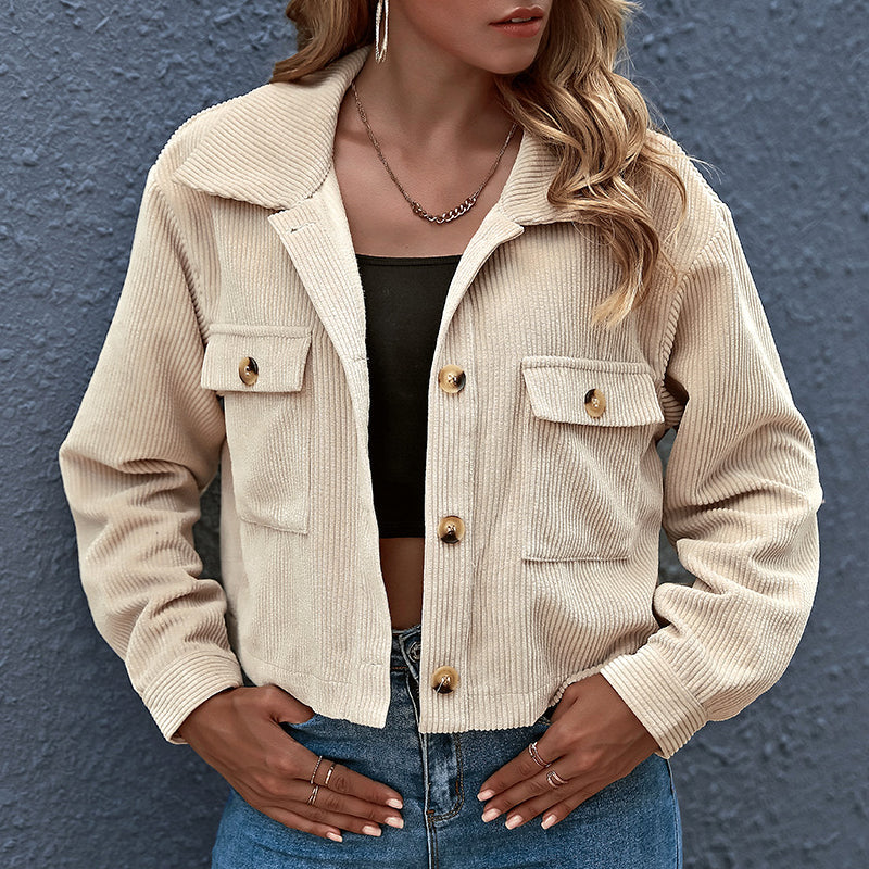 Luvo | Veste Mi-Saison Décontractée pour Femme – Fermeture à Boutons